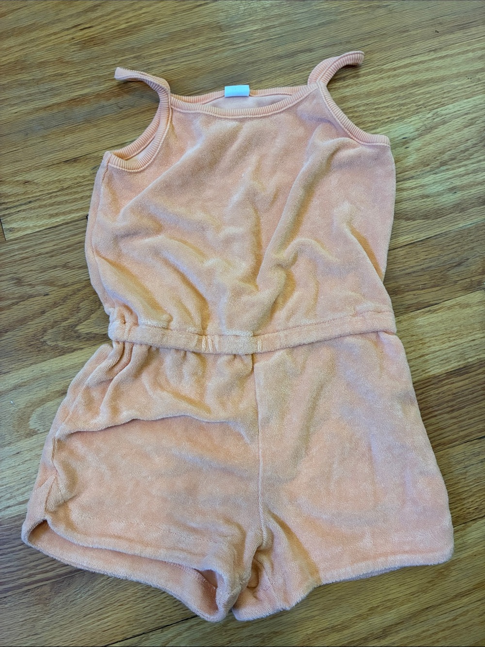 Toddler Girl Baby Gap Peach Terry Romper 4T